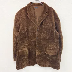 古着 used　Polo by Ralph Lauren　ポロバイラルフローレン コーデュロイテーラードジャケット　茶　ブラウン　XXLサイズ