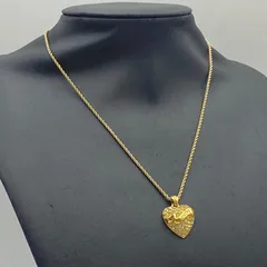 GIVENCHY ジバンシー　ネックレス　チョーカー　ハート　チャーム　トップ　ゴールド　ヴィンテージ