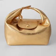 新品 ロンシャン LONGCHAMP ハンドバッグ ル プリアージュ エクストラ ゴールド