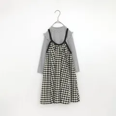 《新品》トップス付きギンガムチェックワンピース 90～120サイズ p.premier 子供服 P117015