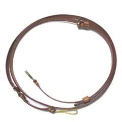 美品 LOUIS VUITTON ルイヴィトン バンドリエール テレフォン ジャポン 携帯ストラップ ヌメ革 レザー ベージュ レディース 古着 中古 USED