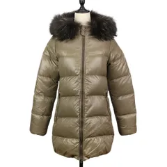 DUVETICA デュベティカ KAPPA ダウンコート ナイロンダウンジャケット 40 カーキ レディース 古着 中古 USED