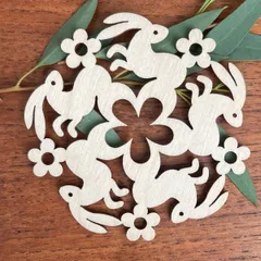 ruti様専用ページ 　木製 オーナメント6種類