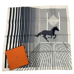 週末限定❗【新品】HERMES カレ70 ブールヴァールの陰から スカーフ