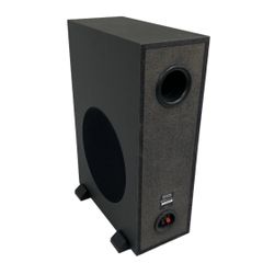 Used DENON DSW-S511 Slim Subwoofer with Built-in Amplifier for Home Theater Use, Deep Bass, Part Number: O10806509