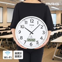☆Wi-Fi掛け時計☆リキクロック30.5cmをカスタム☆RIKI CLOCK☆ - メルカリ