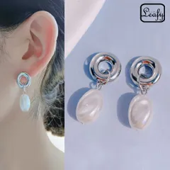 パールピアス オーバル リング シルバー 真珠 大人可愛い 上品 レディース 結婚式 卒業式 入学式 入園式 冠婚葬祭 フォーマル プレゼント ギフト バレンタイン  春 エレガント S925 清楚 シンプル アクセサリー