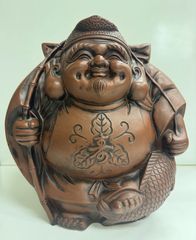 大黒天 陶器製 置物 縁起物 常滑焼 七福神 - メルカリ