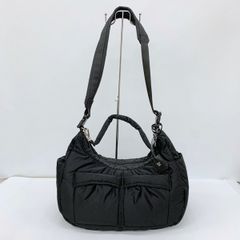 PORTER CUE SHOLDER BAG ブラック ポーター キュー - メルカリ