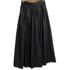 未使用 25SS Grace Class グレースクラス チンツジョーゼットスカート 0225121403 サイズ38 ブラック レディース 古着 中古 USED