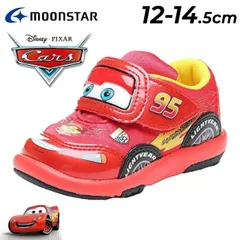 カーズ2 ベビーシューズ スニーカー 12cm 12.5cm 13cm 13.5cm 14cm 14.5cm Disny キッズシューズ ベビー靴 子供靴 男の子 キャラクター マックイーン ファーストシューズ 出産祝い ディズニー ムーンスター/B1141