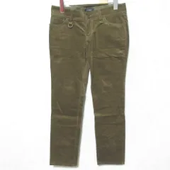 未使用 BURBERRY LONDON バーバリーロンドン ストレッチ スリム コーデュロイパンツ 40 ブラウン レディース 古着 中古 USED