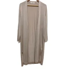 美品 ANAYI アナイ ロング 羽織カーディガン サイズ38 ライトピンク レディース 古着 中古 USED