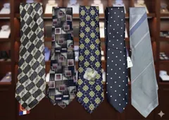 【激得 5本セット】新品 ネクタイ まとめ売り 新生活 通勤 冠婚葬祭 セール