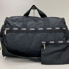 LESPORTSAC レスポートサック ボストンバッグ 黒(ブラック) - メルカリ