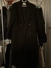 レディース ブラック ロング コート