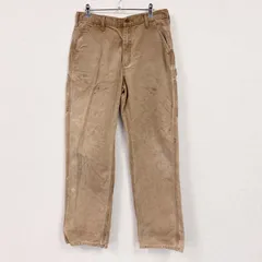 古着 used　Carhartt　カーハート　ダックペインターパンツ　ワークパンツ　ブラウンダック　キャメル　W32
