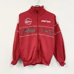 古着 used　～90s　adidas　アディダス　フルジップトラックジャケット/ジャージ　ヴィンテージ　赤　レッド　Sサイズ