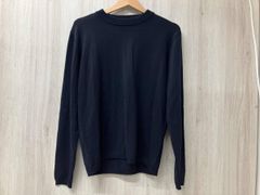 Theoy 黒ニットモックネック Lサイズ ブラック ウール 長袖 - メルカリ