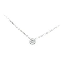 ヴァンドーム青山 セルクル ダイヤモンド ネックレス 0.06ct AGBN641540DI K18WG(18金 ホワイトゴールド) 質屋出品