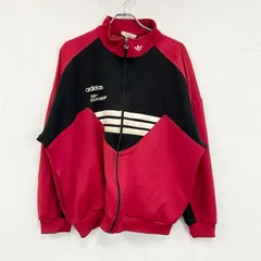 古着 used　80s～　adidas　アディダス　トラックジャケット/ジャージ　ヴィンテージ　赤　レッド　XLサイズ