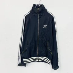 古着 used　adidas　アディダス　トーナメントエディション　トラックジャケット/ジャージ　黒　ブラック　Sサイズ