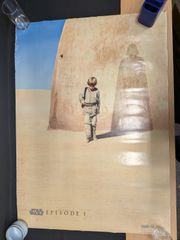 STARWARS EP1 ファントムメナス ドイツ 映画 劇場用ポスター グッズ
