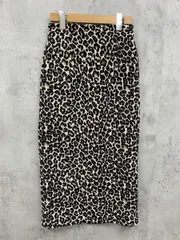LOWRYS FARM ローリーズファーム lf520023ts バックスリット タイト スカート sizeF/レオパード ■■ レディース