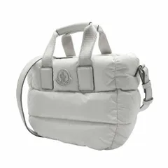 【新品】モンクレール 5L00014 M4422 バッグ トートバッグ MONCLER モンクレ 「MINI CARADOC」 ナイロン レザー ダウン ミニ トート 2WAY 斜めがけ アウトレット レディース