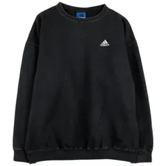 古着 00年代 アディダス adidas TEAM ワンポイントロゴスウェットシャツ トレーナー USA製 メンズL相当/eaa608088