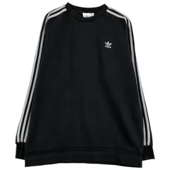 古着 アディダス adidas ワンポイントロゴスウェットシャツ トレーナー メンズL相当/eaa608094