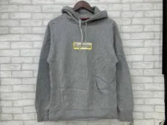Supreme 13ss bling box logo pullover シュプリーム パーカー フーディ グレー ボックスロゴ メンズ M