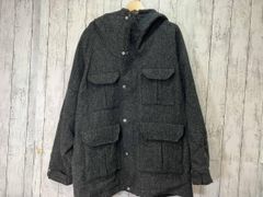 新品 マウンテンリサーチ MT-65 ウールストライプモッズコート グレーM 