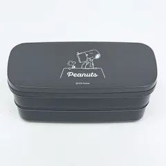 スヌーピー ランチボックス2段(仕切り付) 日本製 SNOOPY