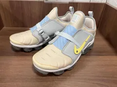 NIKE AIR VAPORMAX PLUS ON-AIR PARIS ナイキ スニーカー CI1506-001 グレー イエロー 汚れ有 スポーツ サイズ27cm