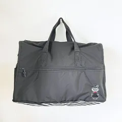 ムーミン リトルミイ 折りたたみボストンバッグ(M) モノトーン MOOMIN