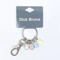 ミッフィー miffy 4連タイニーチャーム キーホルダー パステル(フェイス)