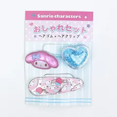 サンリオ マイメロディ おしゃれセット (ヘアゴム＆ヘアクリップ) 日本製 Sanrio