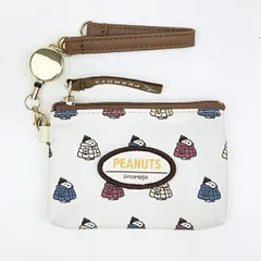 スヌーピー ポケット付きパスケース (ほっこり) チラシ 定期入れ SNOOPY