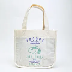 スヌーピー ジョー・クール 刺しゅうミニトートバッグ SNOOPY