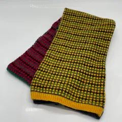 KO3761□KENZO ケンゾー ニット マフラー アルパカ混 マルチカラーのサムネイル