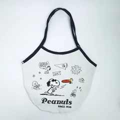 スヌーピー ジョー・クール バルーントートバッグ ネイビー SNOOPY