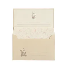 ミッフィー miffy レターセット ベージュ 文具 日本製