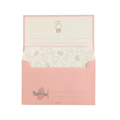 ミッフィー miffy レターセット ピンク 文具 日本製