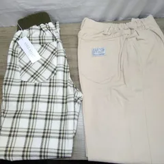 レディースファッション スラックス 長ズボン パンツ ボトムス S〜Mサイズ 2本セット R985