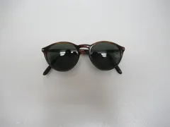Persol　ペルソール　3092SM　サングラス　ボストン　メガネ　眼鏡　メンズ　レディース　ユニセックス　イタリア製　度なし　中古　used　人気　激安　即購入大歓迎　K223のサムネイル
