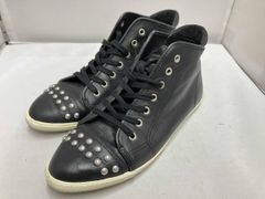 Toilette 真鍮スタッズ 薔薇と星ハイカットレザースニーカー - メルカリ