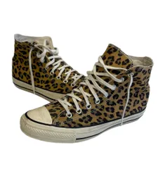 コンバース CONVERSE ワコマリア WACKO MARIA ALL STAR US HI / WM オールスター ハイ レオパード ヒョウ柄 1SD242 メンズ靴 スニーカー ブラウン 27cm 101sh-2446