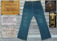 ✅️ USA製 W35 Levis リーバイス ビンテージ TALON42 ブーツカット 517 デニムパンツ オレンジタブ オリジナル