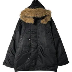 古着 民間品 アルファ ALPHA N-3Bタイプ 中綿入り ミリタリー フライトジャケット メンズS相当/eaa581794